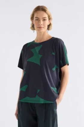 Haki kortärmad T-shirt