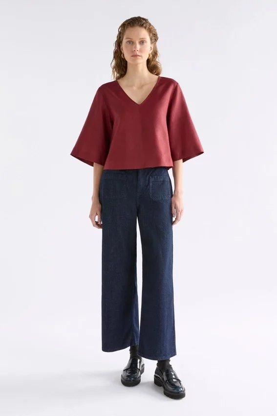 Llinen Light V-ringad topp Llinen Light V-ringad topp