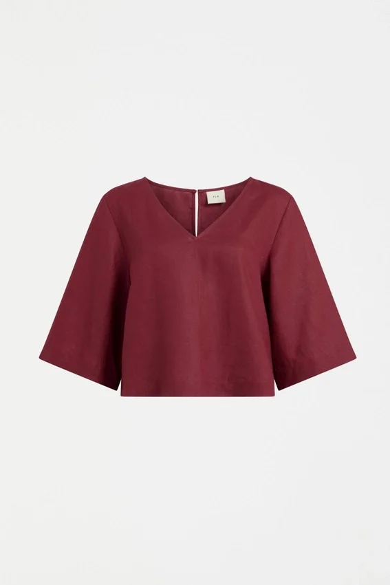 Llinen Light V-ringad topp Llinen Light V-ringad topp