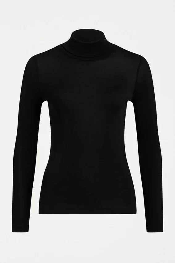 Långärmad merino-tröja Långärmad merino-tröja