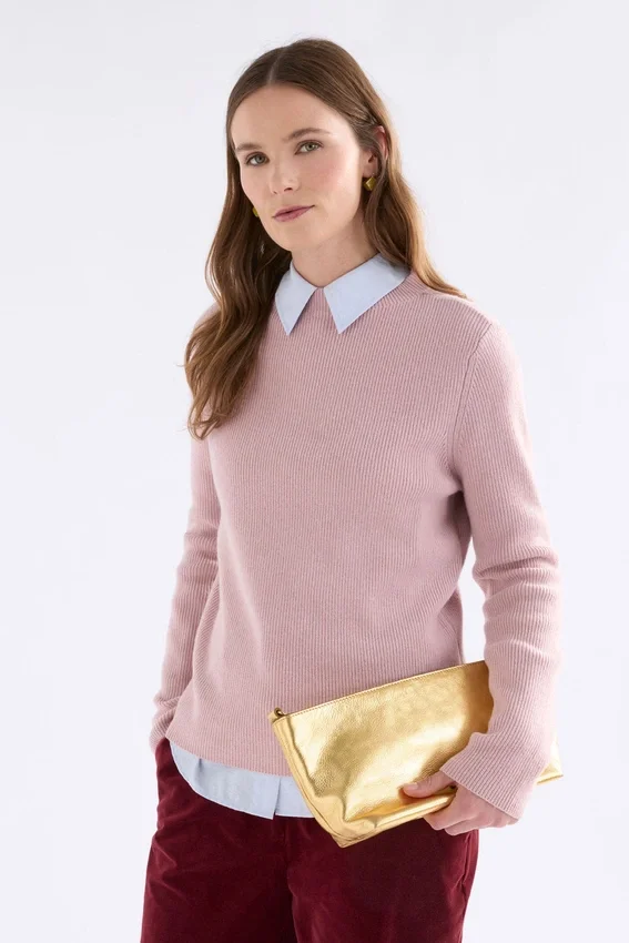 Nevis Merino-tröja i färgen Blush Nevis Merino-tröja i färgen Blush