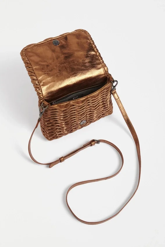 Plissi Crossbody-väska Plissi Crossbody-väska